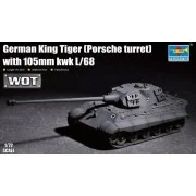 German King Tiger(Porsche turret)w.105mm kWh L/68 - Trumpeter 07161