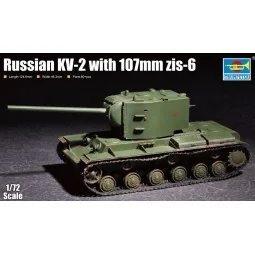 Russian KV-2 with 107mm zis-6, 1/72 - Trumpeter 07162