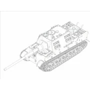 German JagdTiger with 128mm pal 44L-61 - Trumpeter 07165