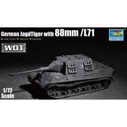 German JagdTiger with 88mm /L71, 1/72 - Trumpeter 07166