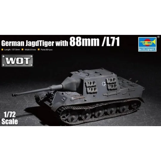 German JagdTiger with 88mm /L71 - Trumpeter 07166