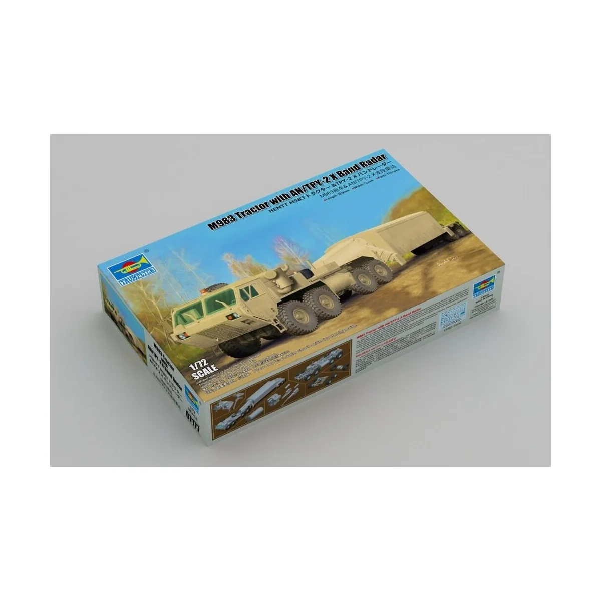 M983 Tractor with AN/TPY-2 X Band Radar, 1/72 - Trumpeter 07177
