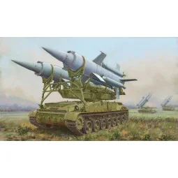 Soviet 2K11A TEL w/9M8M Missile "Krug-a"(SA-4 Ganef) - Trumpeter 07178
