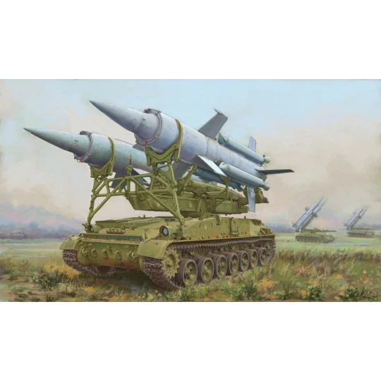 Soviet 2K11A TEL w/9M8M Missile "Krug-a"(SA-4 Ganef), 1/72 - Trumpe... Soviet 2K11A TEL w/9M8M Missile "Krug-a"(SA-4 Ganef), 1/72 - Trumpe...