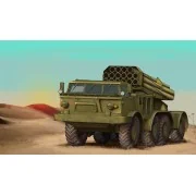 Russian 9P140 TEL of 9K57 Uragan Multiple Launch Rocket System - Tr...