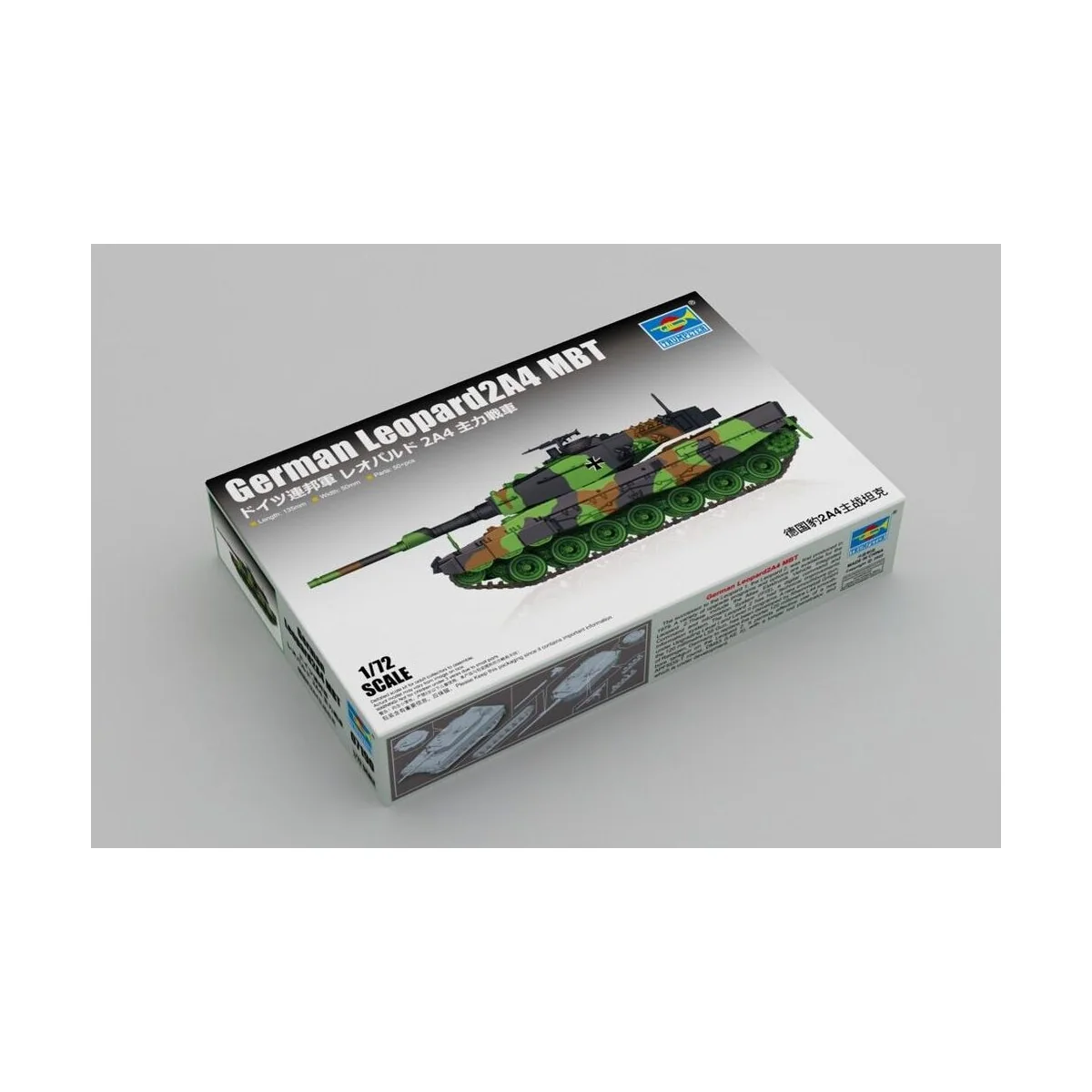 German Leopard2A4 MBT, 1/72 - Trumpeter 07190