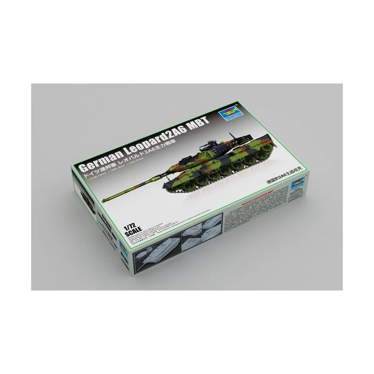 German Leopard2A6 MBT, 1/72 - Trumpeter 07191