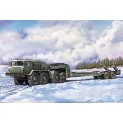 MAZ-537G intermediate type with MAZ/ChMZAP 5247G semi-trailer, 1/72...