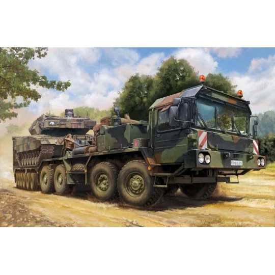 Slt-56 Tractor with 56t Semi Trailer, 1/72 - Trumpeter 07196