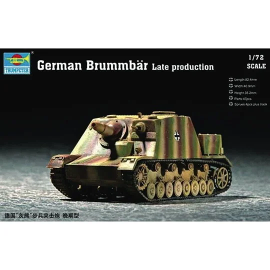 German Brummbär Late Production, 1/72 - Trumpeter 07212