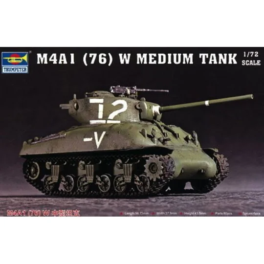 M4A1 (76) W Tank, 1/72 - Trumpeter 07222