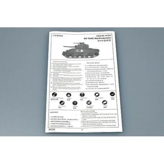 M4 (Mid) Tank - Trumpeter 07223