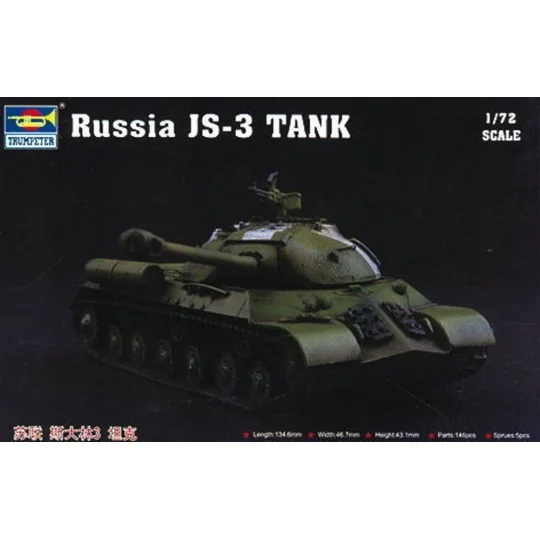 Russian JS-3 Tank, 1/72 - Trumpeter 07227