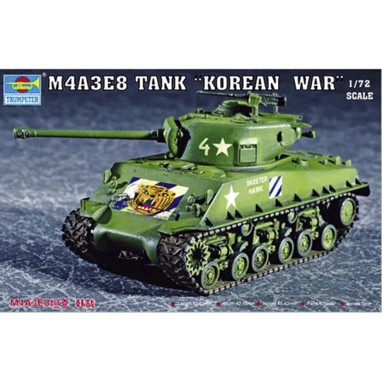 M4A3E8 Tank (T80 Track) - Trumpeter 07229