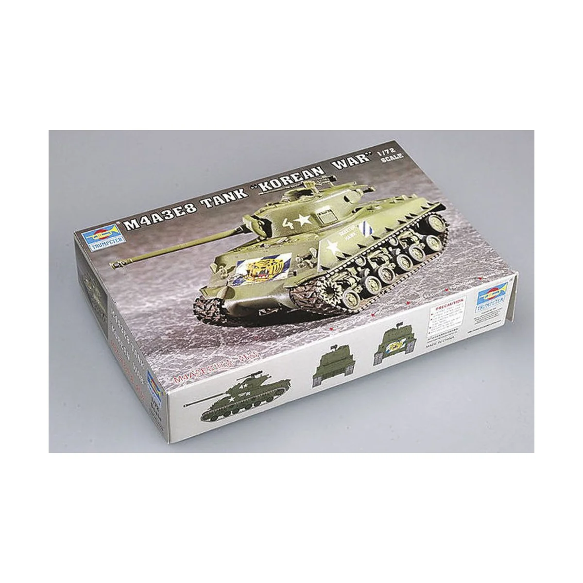 M4A3E8 Tank (T80 Track), 1/72 - Trumpeter 07229