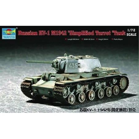 Russian KV-1 (Model 1942), 1/72 - Trumpeter 07234