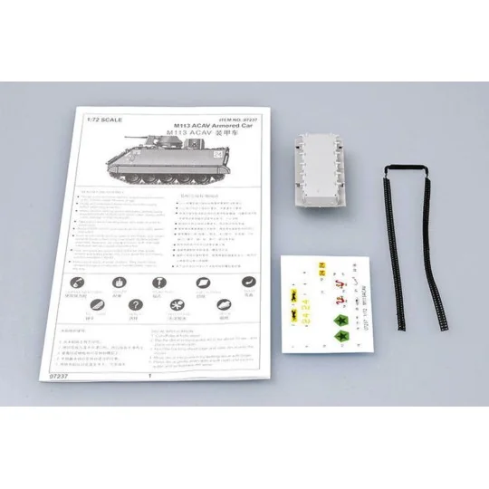 US M 113 ACAV Armored Car, 1/72 - Trumpeter 07237 US M 113 ACAV Armored Car, 1/72 - Trumpeter 07237