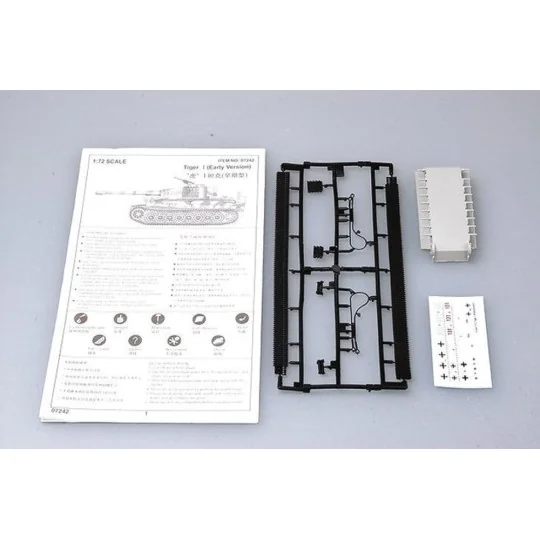 Tiger 1 Tank (Early), 1/72 - Trumpeter 07242 Tiger 1 Tank (Early), 1/72 - Trumpeter 07242