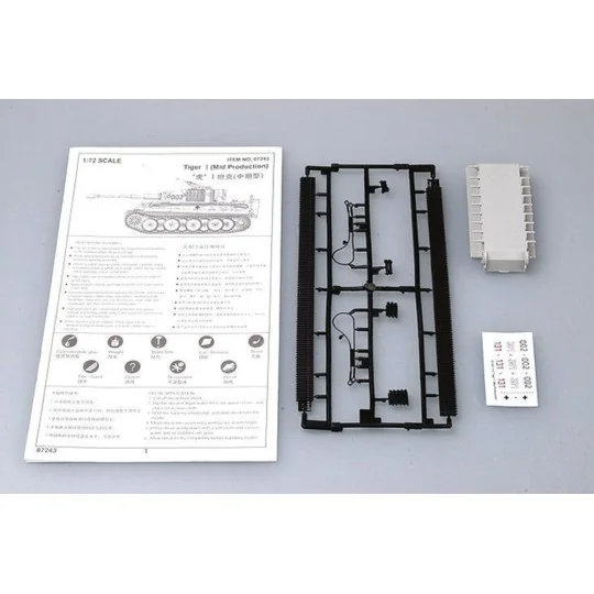 Tiger 1 Tank (Mid.), 1/72 - Trumpeter 07243