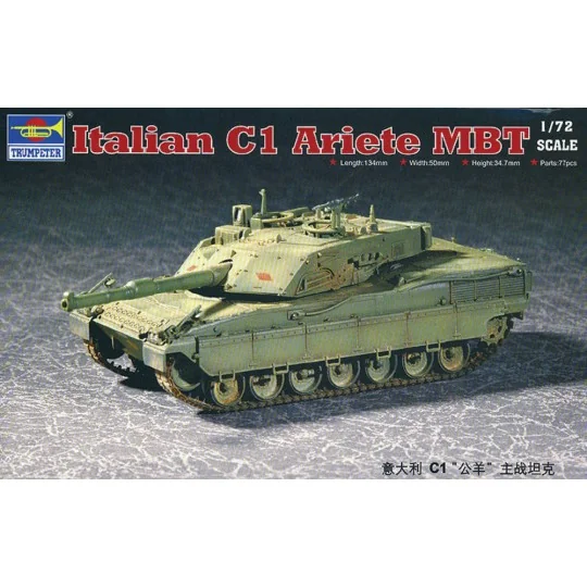 Italian C1 Ariete MBT, 1/72 - Trumpeter 07250 Italian C1 Ariete MBT, 1/72 - Trumpeter 07250