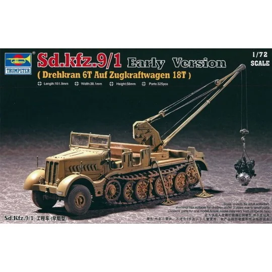 Drehkran SDKFZ 9/1, 1/72 - Trumpeter 07253