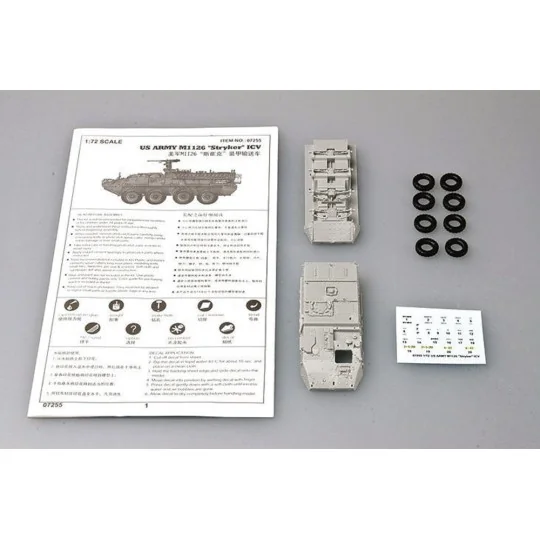 ''Stryker'' Light Armored Vehicle (ICV), 1/72 - Trumpeter 07255