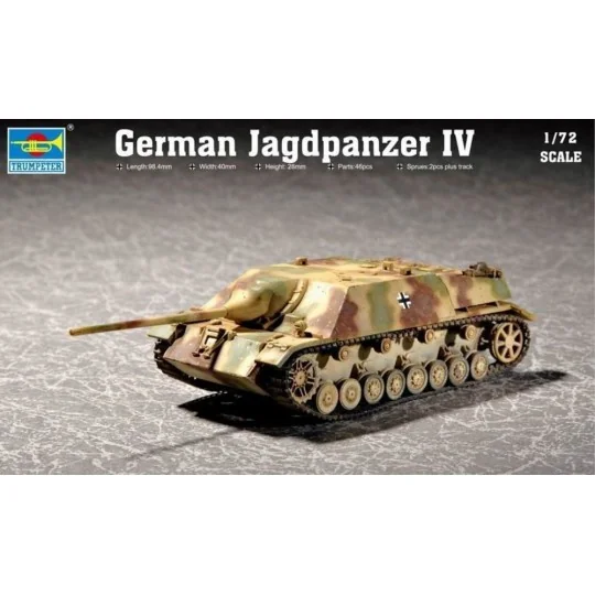German Jagdpanzer IV, 1/72 - Trumpeter 07262