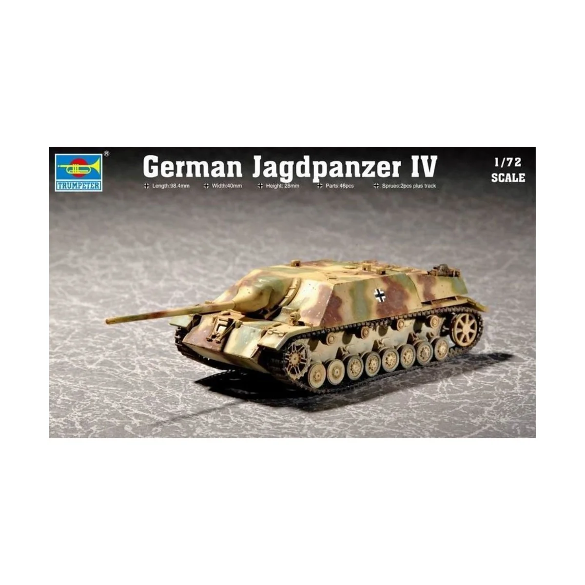 German Jagdpanzer IV, 1/72 - Trumpeter 07262