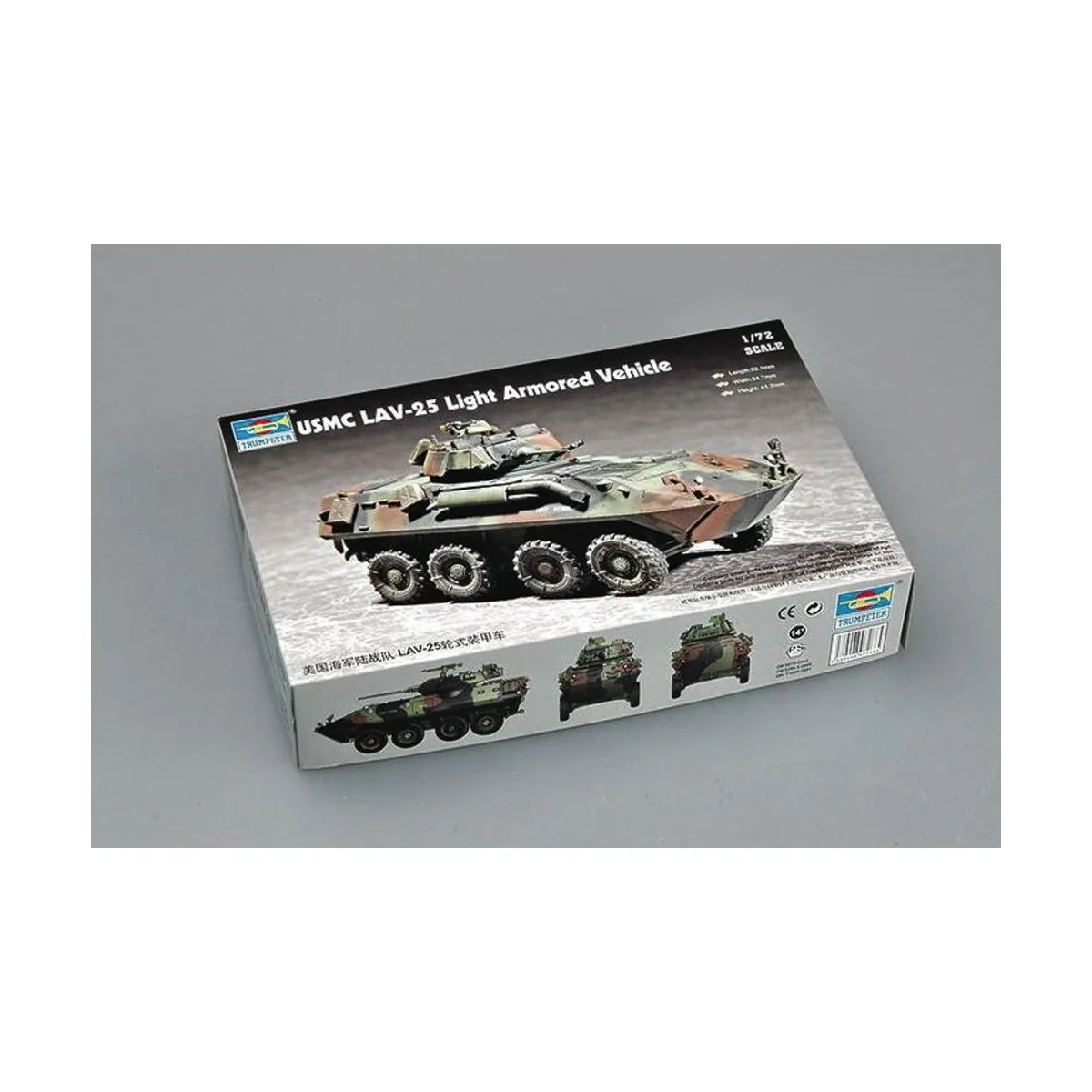 USMC LAV-25 (8X8) Light Armored Vehicle, 1/72 - Trumpeter 07268