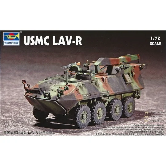 USMC Light Armored Vehicle-Recovery, 1/72 - Trumpeter 07269 USMC Light Armored Vehicle-Recovery, 1/72 - Trumpeter 07269