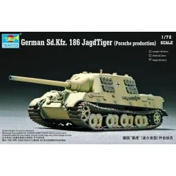 German Sd.Kfz.186 Jagdtiger (Porsche model) - Trumpeter 07273