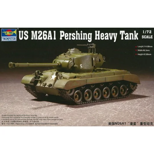 US M26A1 Heavy Tank - Trumpeter 07286
