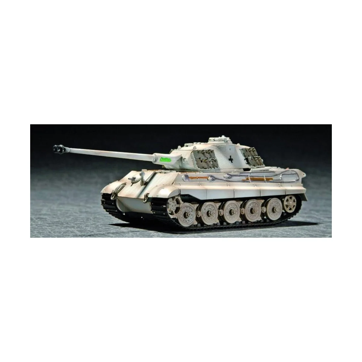 King Tiger Porsche Turret w/Zimmerit - Trumpeter 07292
