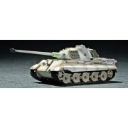 King Tiger Porsche Turret w/Zimmerit - Trumpeter 07292