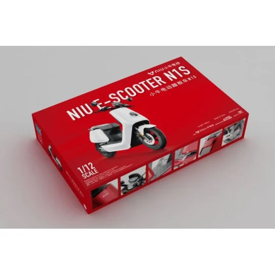 NIU E-SCOOTER N1S-pre-painted, 1/12 - Trumpeter 07305
