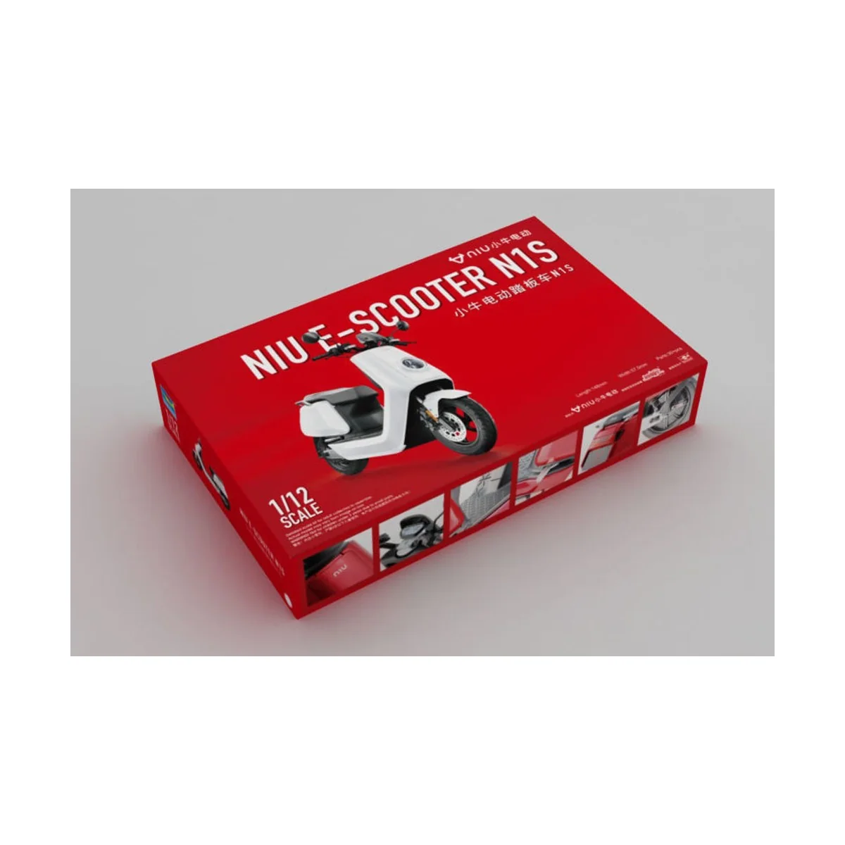 NIU E-SCOOTER N1S-pre-painted, 1/12 - Trumpeter 07305