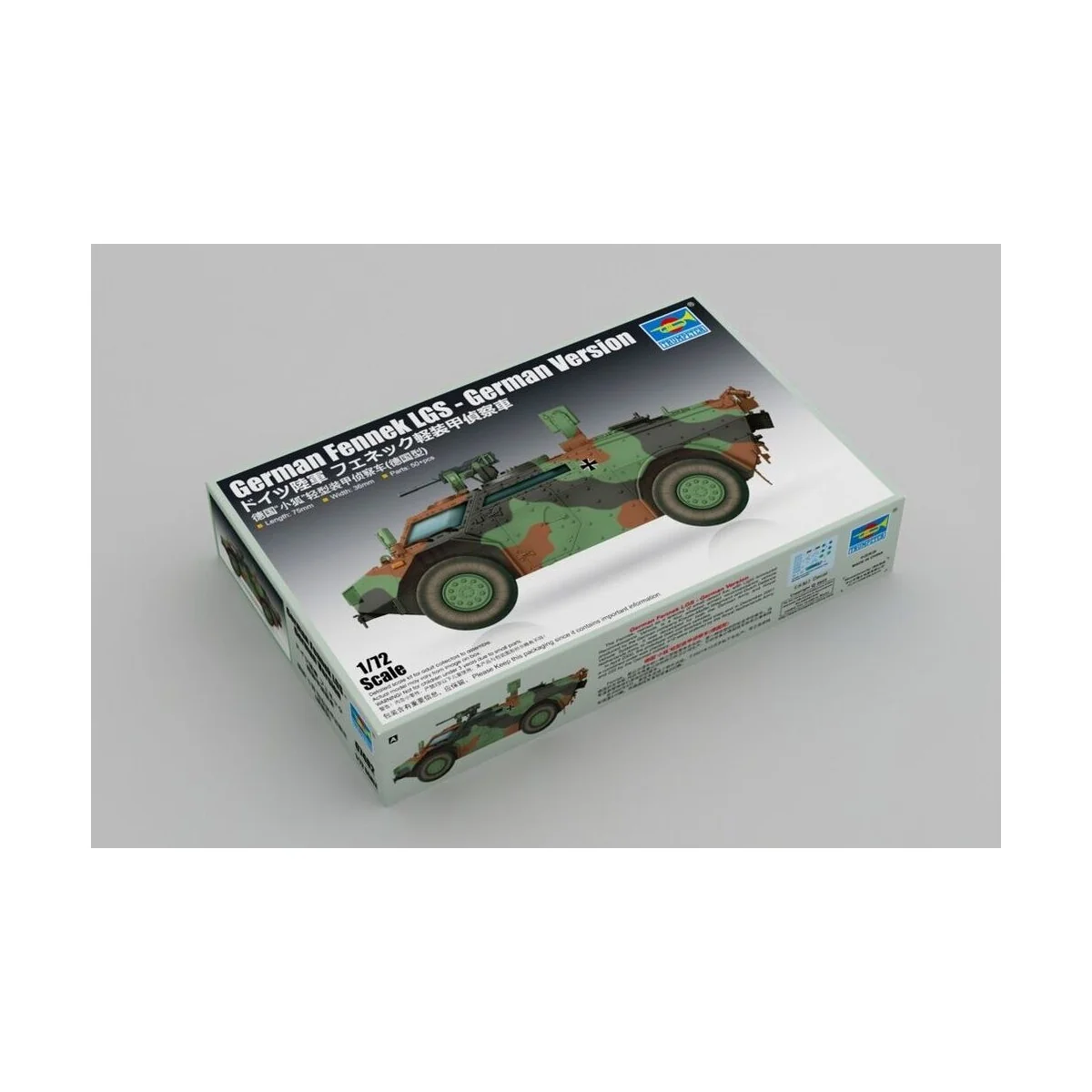 German Fennek LGS - German Version, 1/72 - Trumpeter 07402 German Fennek LGS - German Version, 1/72 - Trumpeter 07402