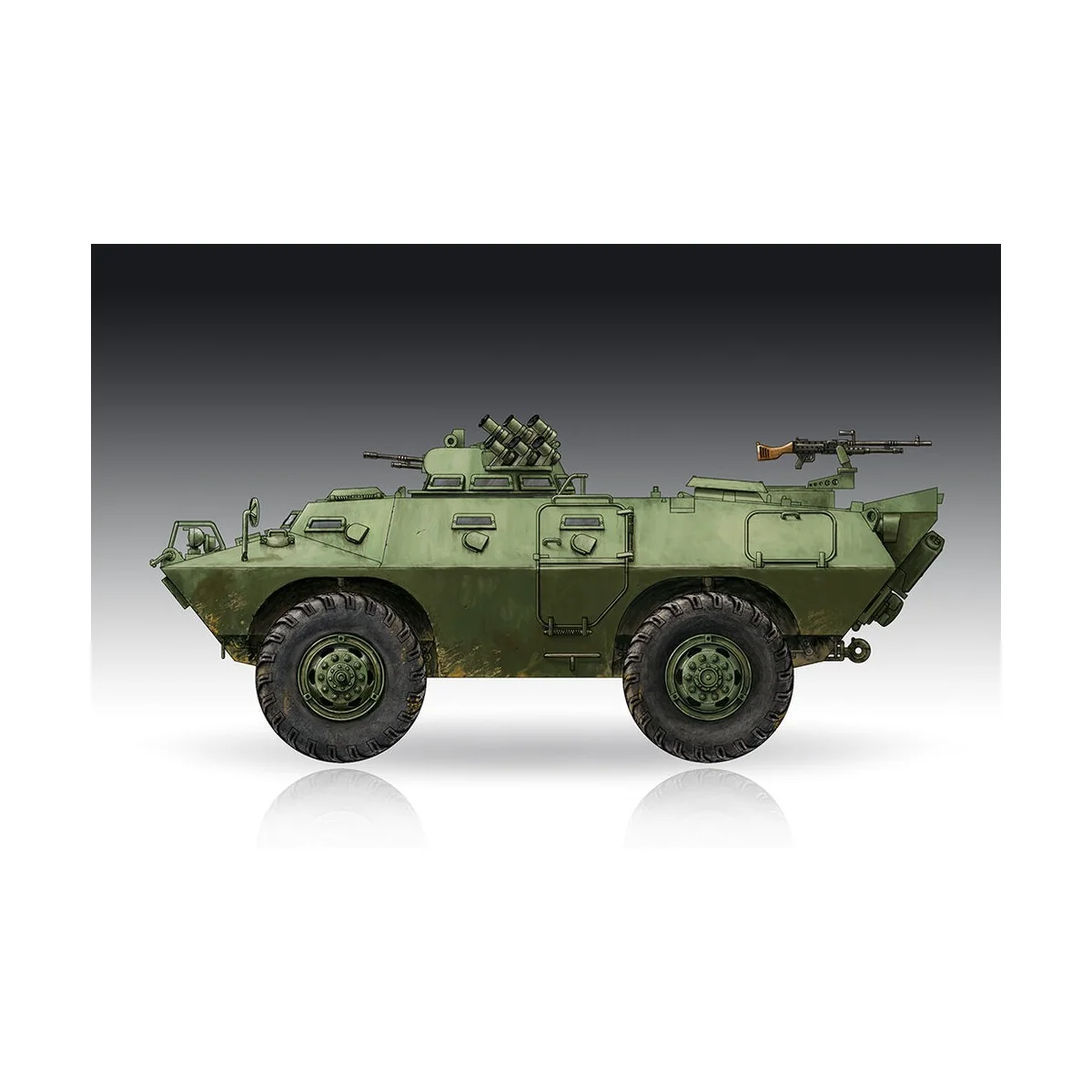 M706 Commando Armored Car Product Improved, 1/72 - Trumpeter 07440 M706 Commando Armored Car Product Improved, 1/72 - Trumpeter 07440