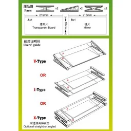 Mirror display stand - Master Tools 08006