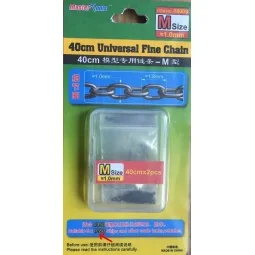 40CM Universal Fine Chain M Size 1.0mmX1.8mm - Master Tools 08009