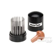 HG Micro Rivet Punch (23 Pcs , 0.25mm-1.35mm) - Master Tools 08020