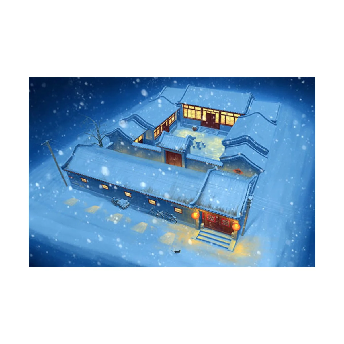 Beijing Siheyuan(courtyard house), 1/100 - Trumpeter 09001