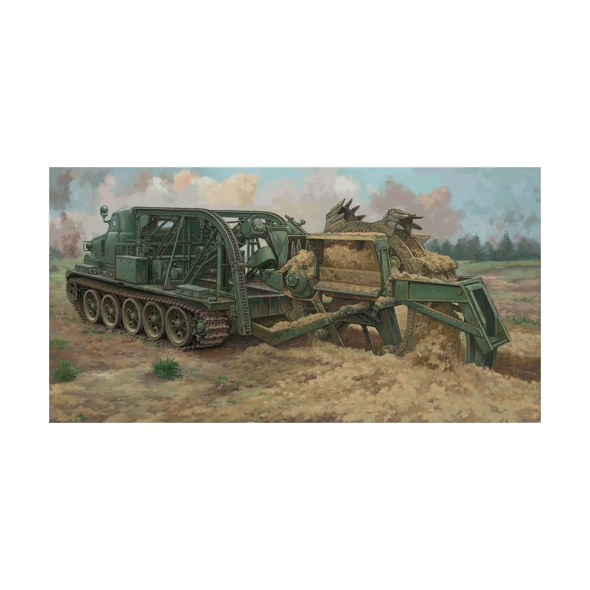 BTM-3 High-Speed Trench Digging Vehicle, 1/35 - Trumpeter 09502 BTM-3 High-Speed Trench Digging Vehicle, 1/35 - Trumpeter 09502