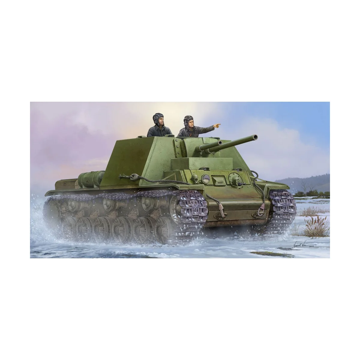 Soviet KV-7 Mod 1941, 1/35 - Trumpeter 09503 Soviet KV-7 Mod 1941, 1/35 - Trumpeter 09503