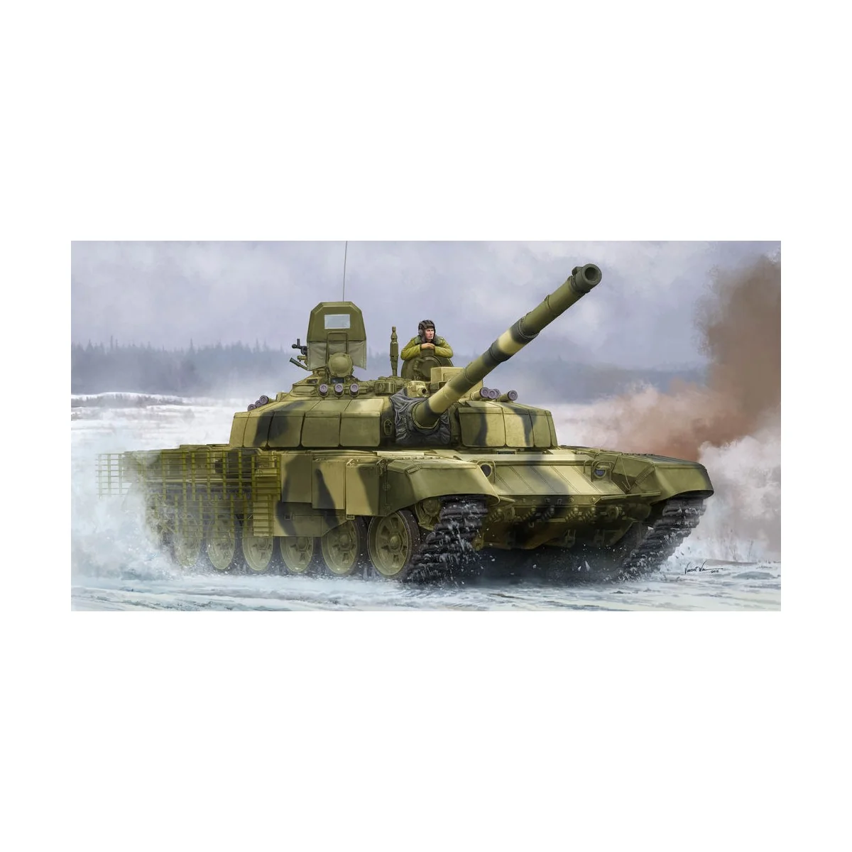 Russian T-72B2 MBT, 1/35 - Trumpeter 09507