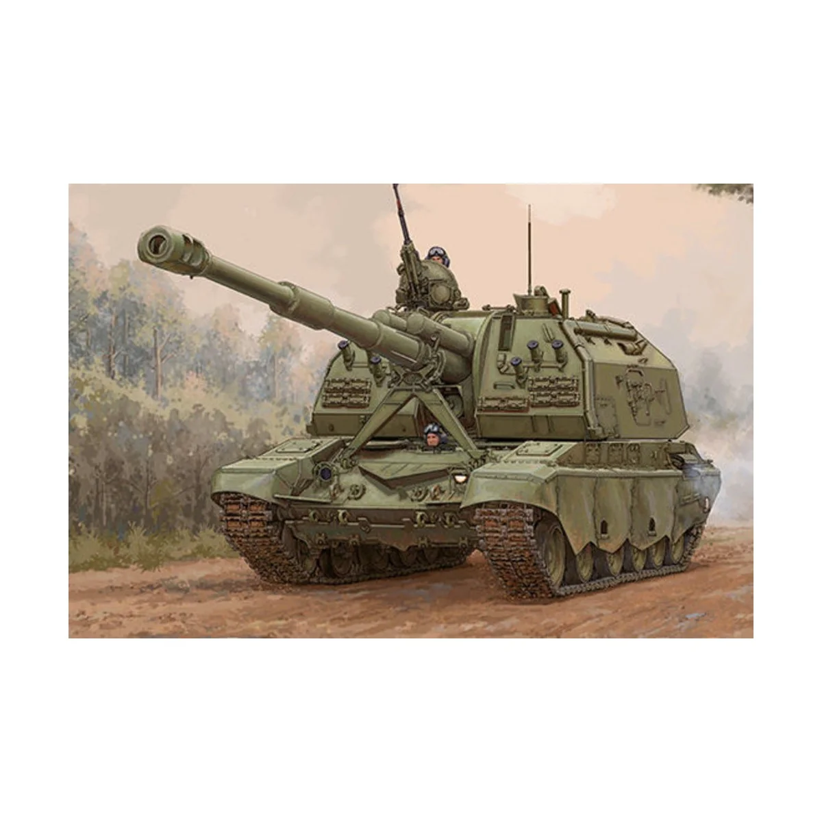 2S19-M2 Self-propelled Howitzer, 1/35 - Trumpeter 09534