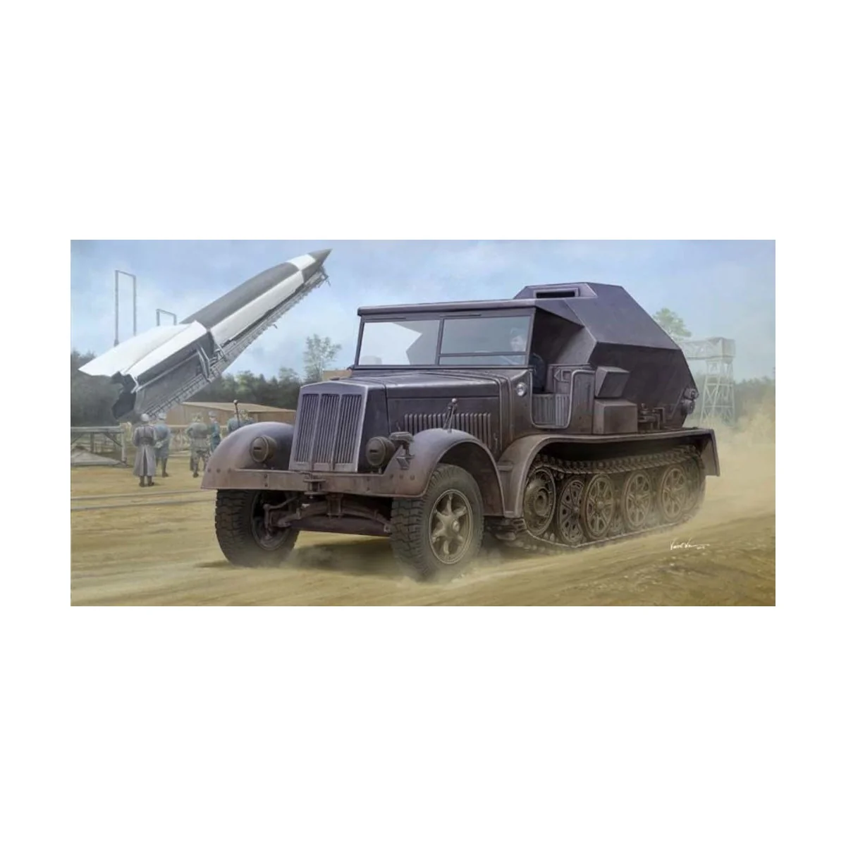 Sd.Kfz.7/3 Half-Track Artillery Tractor, 1/35 - Trumpeter 09537 Sd.Kfz.7/3 Half-Track Artillery Tractor, 1/35 - Trumpeter 09537