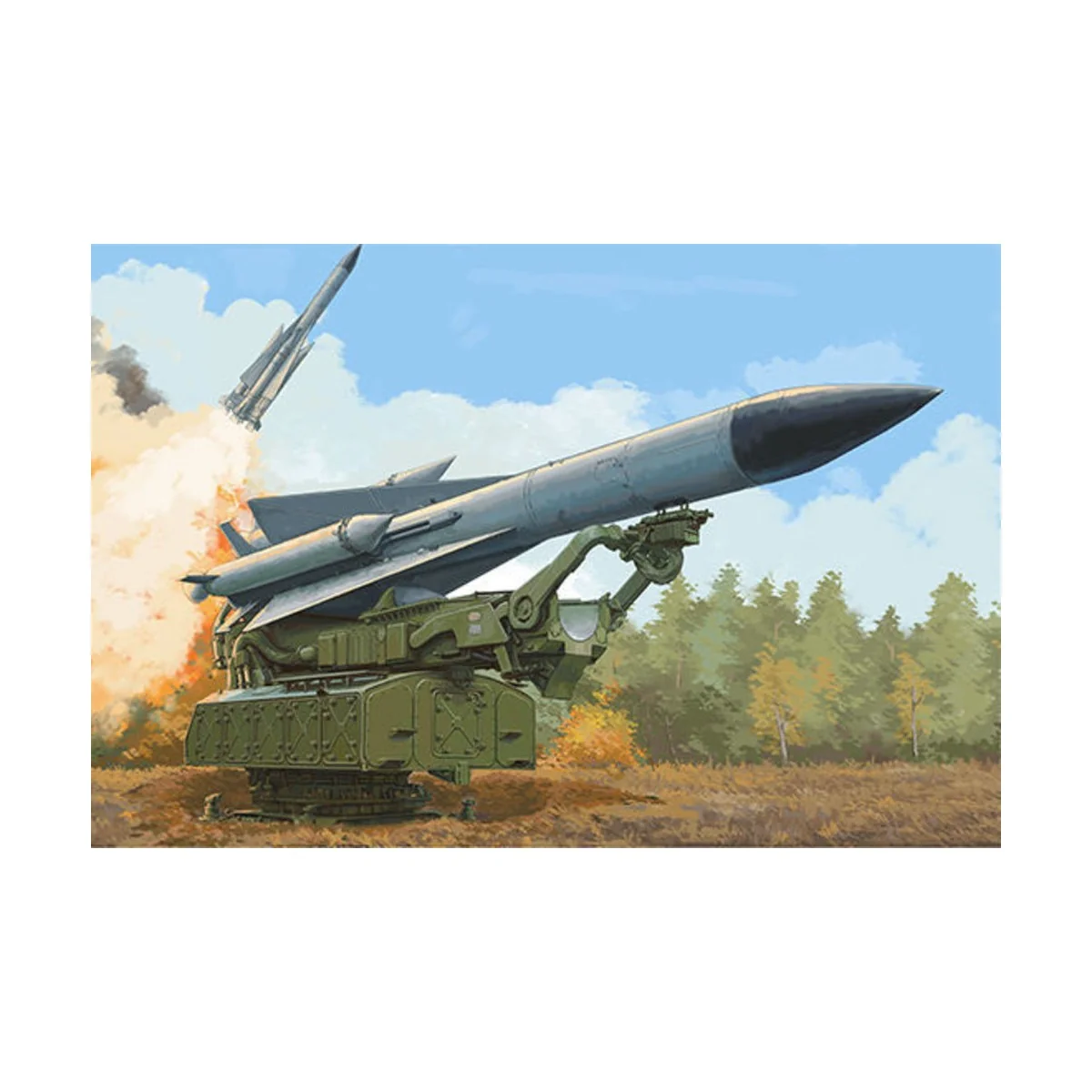 Russian 5V28 of 5P72 Launcher SAM-5 Gammon, 1/35 - Trumpeter 09550