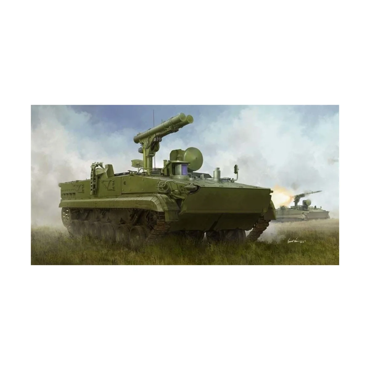 Russian 9P157-2 Khrizantema-S Anti-tank system - Trumpeter 09551
