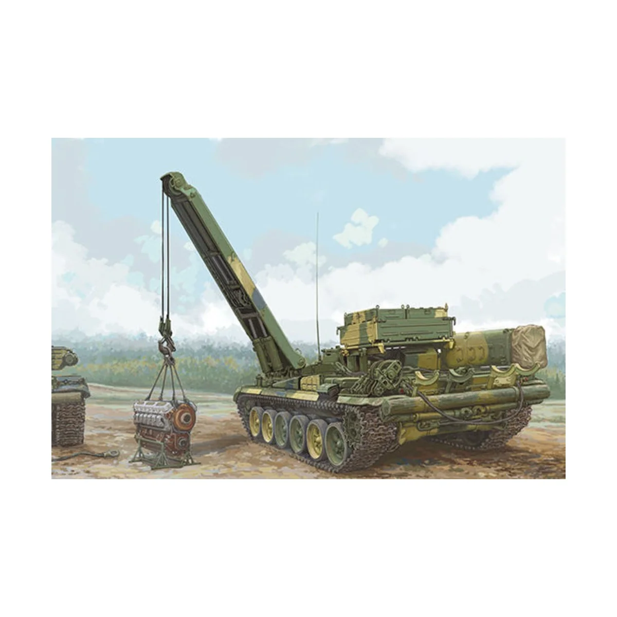 Russian BREM-1 Armoured Recovery Vehicle - Trumpeter 09553